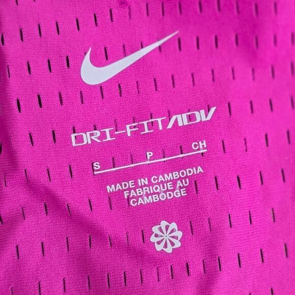 Nike Aeroswift Dri-Fit ADV Running Singlet Tank Top Hot Fuchsia S New FN4231-518 - Picture 4 of 9